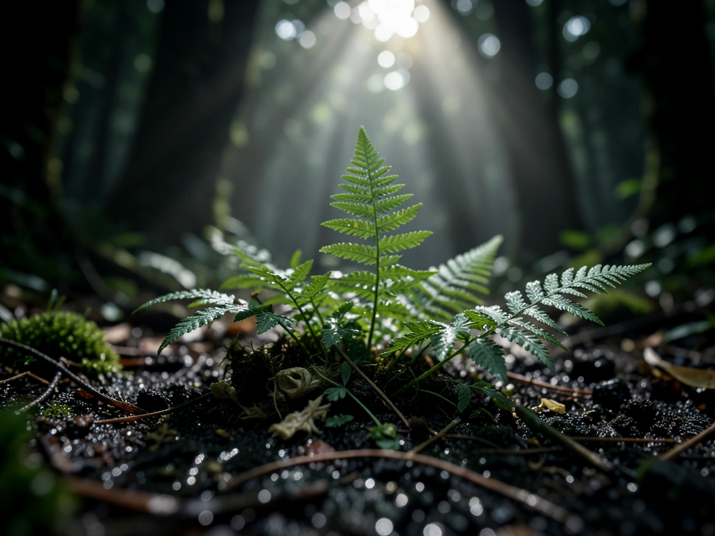 Natural botanical textures representing vitality